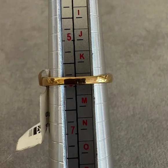 Fire opal with sapphire & Citrine accents 10yg Ring - Picture 8 of 11